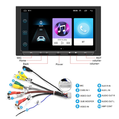 7 inch Carplay GPS Navigation Reverse Integrated Machine, Style: Standard(2+32G) - In Car by buy2fix | Online Shopping UK | buy2fix