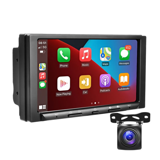 7 inch Carplay GPS Navigation Reverse Integrated Machine, Style: Standard+AHD Camera(1+16G) - In Car by buy2fix | Online Shopping UK | buy2fix