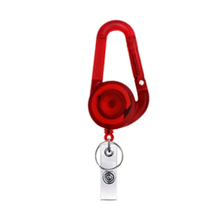 Retractable Mountain Buckle Keychain(Red) - In Car by buy2fix | Online Shopping UK | buy2fix