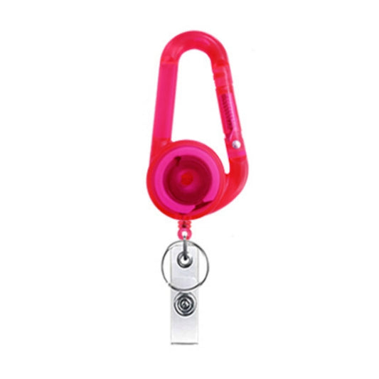 Retractable Mountain Buckle Keychain(Pink) - In Car by buy2fix | Online Shopping UK | buy2fix