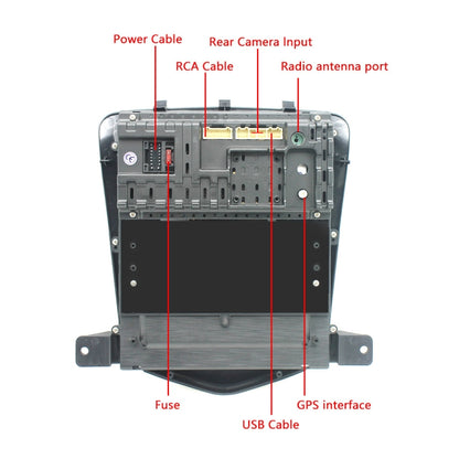 For Chevrolet Cruze 9.7 inch Navigation Integrated Machine, Style: Standard+12 Light Camera(2+32G) - In Car by buy2fix | Online Shopping UK | buy2fix