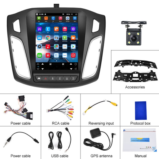 For Ford Focus 9.7 inch Android WiFi Car Integrated Machine, Style: Standard+4 Light Camera(2+64G) by buy2fix