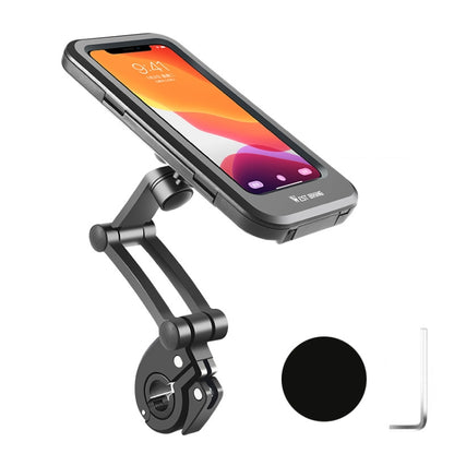 WEST BIKING Bicycle Riding Waterproof and Shockproof Phone Bracket, Style: Raise Handlebar - Outdoor & Sports by WEST BIKING | Online Shopping UK | buy2fix