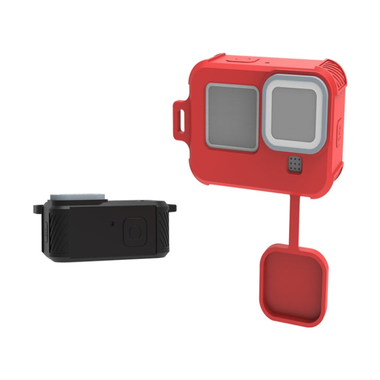 For GoPro HERO10 Black / HERO9 Black Liquid Silicone Case(Transparent) - DJI & GoPro Accessories by buy2fix | Online Shopping UK | buy2fix