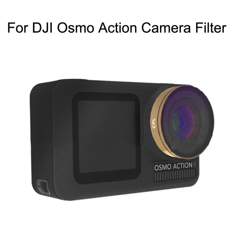 JSR For DJI Osmo Action Motion Camera Filter, Style: LG-ND64/PL - DJI & GoPro Accessories by JSR | Online Shopping UK | buy2fix