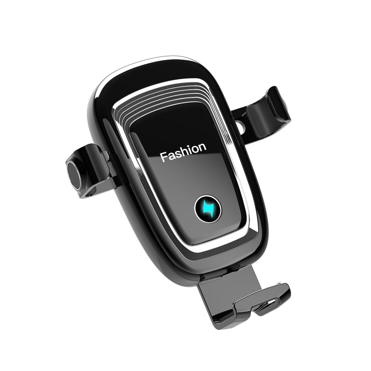 S19 15W Gravity Car Phone Wireless Charging Stand(Black) - In Car by buy2fix | Online Shopping UK | buy2fix