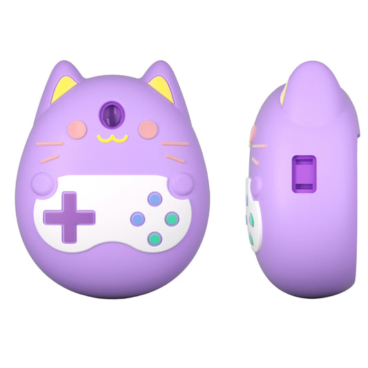 For Tamagotchi pix Silicone Cartoon Electronic Pet Protective Case(Purple) by buy2fix