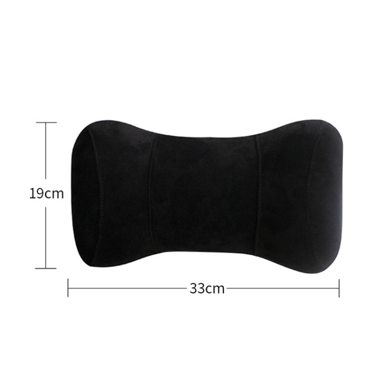 Car Memory Cotton Headrest Protective Cervical Spine Seat Sleeping Pillow(Black) - In Car by buy2fix | Online Shopping UK | buy2fix