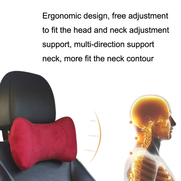 Car Memory Cotton Headrest Protective Cervical Spine Seat Sleeping Pillow(Beige) - In Car by buy2fix | Online Shopping UK | buy2fix