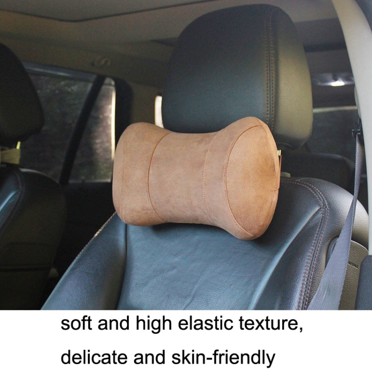Car Memory Cotton Headrest Protective Cervical Spine Seat Sleeping Pillow(Brown) - In Car by buy2fix | Online Shopping UK | buy2fix