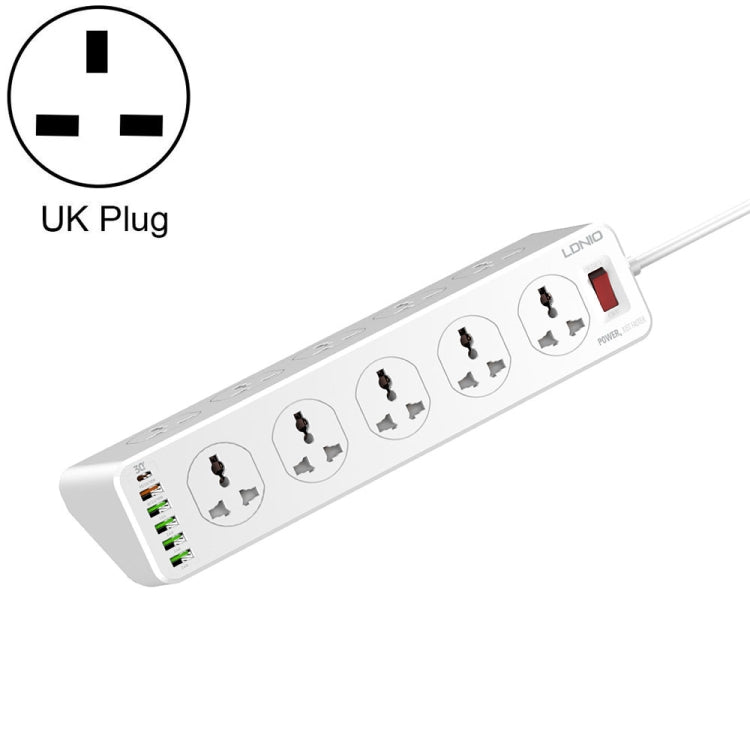 LDNIO SC10610 30W 10+6 Ports Multifunctional Travel Home Office Fast Charging Socket, Spec: UK Plug - Consumer Electronics by LDNIO | Online Shopping UK | buy2fix