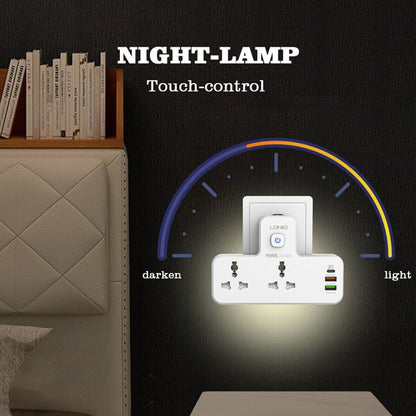 LDNIO SC2311 20W PD+QC 3.0 Multifunctional Home Fast Charging Socket with Night Light, Spec: US Plug - Consumer Electronics by LDNIO | Online Shopping UK | buy2fix