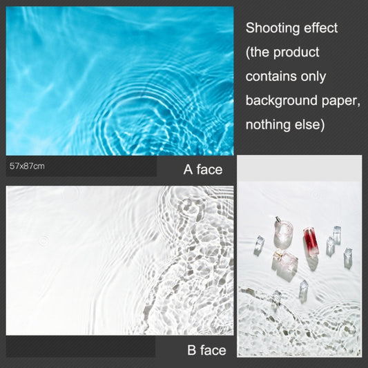 3D Double-Sided Matte Photography Background Paper(Water Ripples) by buy2fix