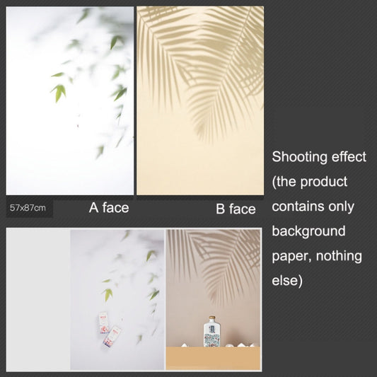 3D Double-Sided Matte Photography Background Paper(Leaf Effect) by buy2fix