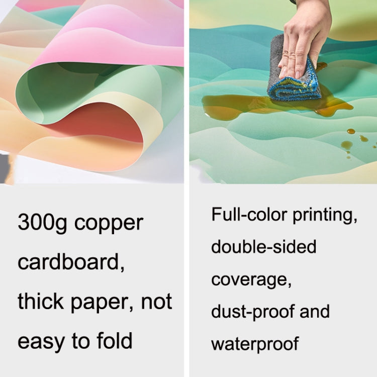 3D Double-Sided Matte Photography Background Paper(Snow Mountain+Desert) - Camera Accessories by buy2fix | Online Shopping UK | buy2fix