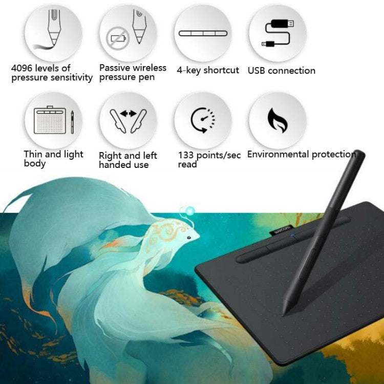 Wacom HCTL6100 USB Digital Hand Drawing Board - Consumer Electronics by Wacom | Online Shopping UK | buy2fix