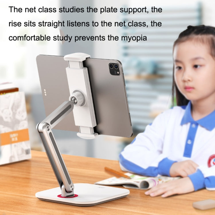 SSKY X38 Desktop Phone Tablet Stand Folding Online Classes Support, Style: Long Arm Version (Black) - Desktop Holder by SSKY | Online Shopping UK | buy2fix