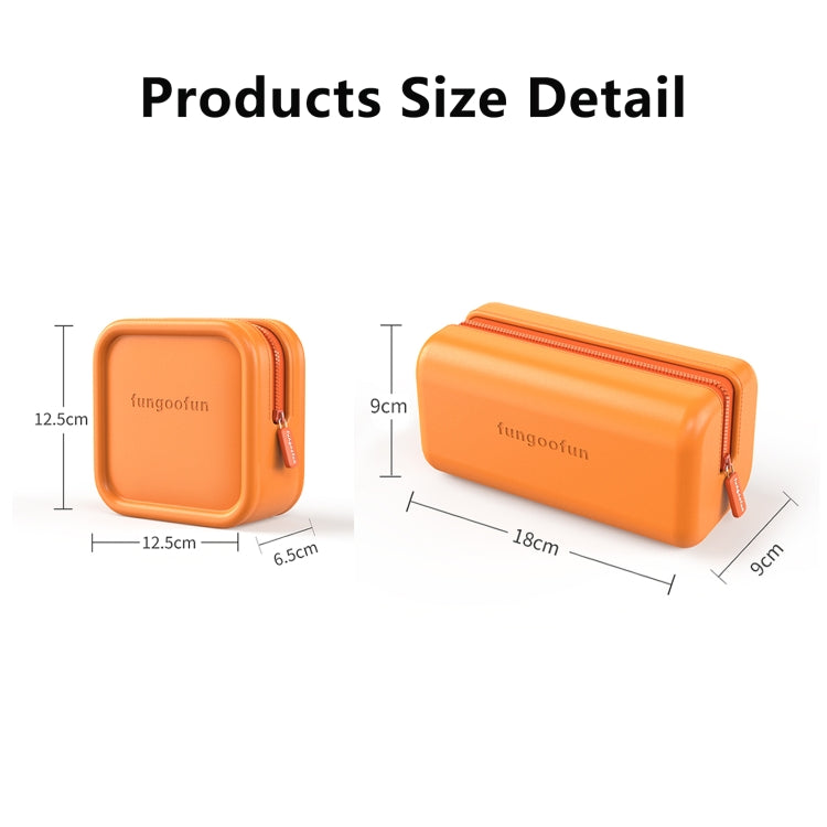 Fungoofun Candy Color EVA Travel Digital Storage Bag Cosmetic Bag, Color: Brick Orange - Digital Storage Bag by Fungoofun | Online Shopping UK | buy2fix