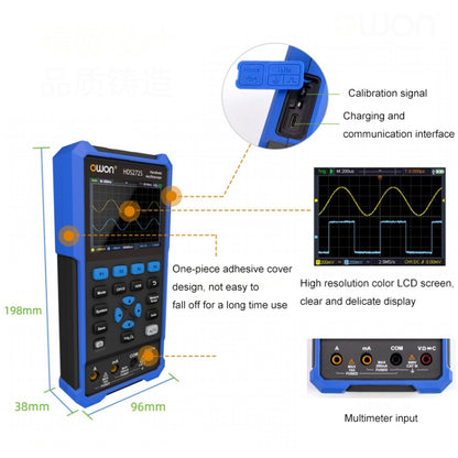 OWON VC101A (3 3/4) Oscilloscope Signal Source Multifunctional All-in-one Multimeter HDS2102 Standard - Consumer Electronics by buy2fix | Online Shopping UK | buy2fix