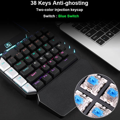 XINMENG K109 38 Keys Phone Game External Keyboard, Cable Length: 1.5m(Black) - Mini Keyboard by XINMENG | Online Shopping UK | buy2fix