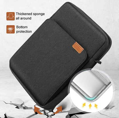 Vertical Laptop Bag Handheld Shoulder Crossbody Bag, Size: 13.3 Inch(Dark Blue) - 13.3 inch by buy2fix | Online Shopping UK | buy2fix
