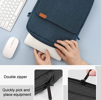 Vertical Laptop Bag Handheld Shoulder Crossbody Bag, Size: 9.7-11 Inch(Black) - 10 - 11 inch by buy2fix | Online Shopping UK | buy2fix
