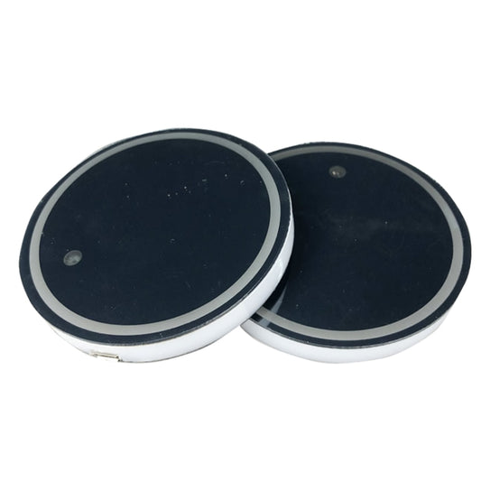 1 Pair Automotive LED Colorful Luminous Water Coaster Acrylic Car Cup Tank Atmosphere Lamp(Star Model) by buy2fix