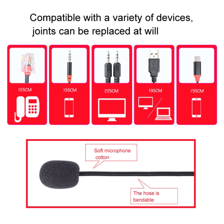 VT200D Double Ears Telephone Headset Operator Headset With Mic,Spec: Crystal Head 6-wire Sequence - Consumer Electronics by buy2fix | Online Shopping UK | buy2fix