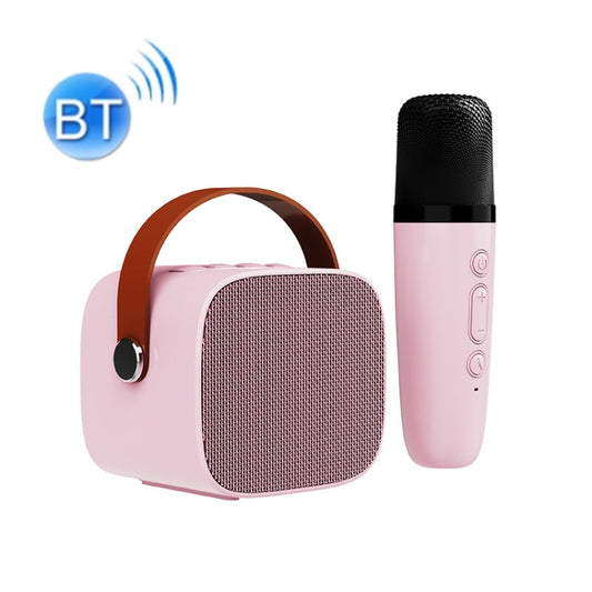 D20 Multifunctional K Song Bluetooth Speaker With Microphone(Pink) - Consumer Electronics by buy2fix | Online Shopping UK | buy2fix