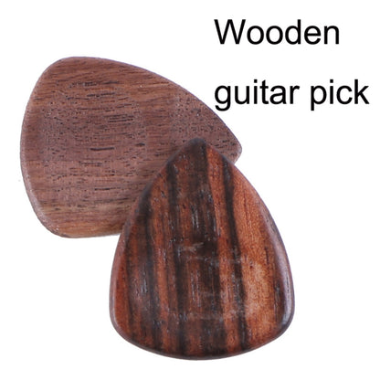 3PCS Folk Fingers Solid Wood Guitar Pick Music Accessories Color Random Delivery - Guitar Tuner by buy2fix | Online Shopping UK | buy2fix