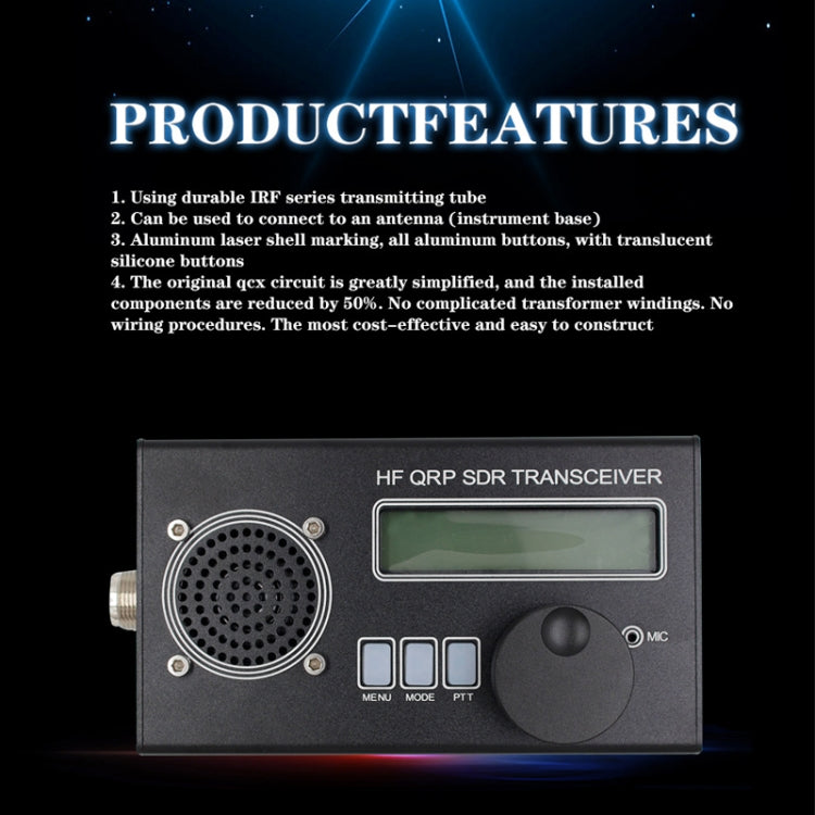 Mini 8 Band SSB/CW QRP Transceiver For Ham Radio, Style: Host+Hand Mi - Consumer Electronics by buy2fix | Online Shopping UK | buy2fix