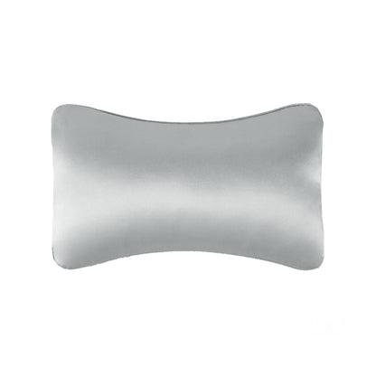 TZ19 Silk Car Head Pillow Car Memory Foam Comfort Lumbar Support(Silver Gray) - In Car by buy2fix | Online Shopping UK | buy2fix