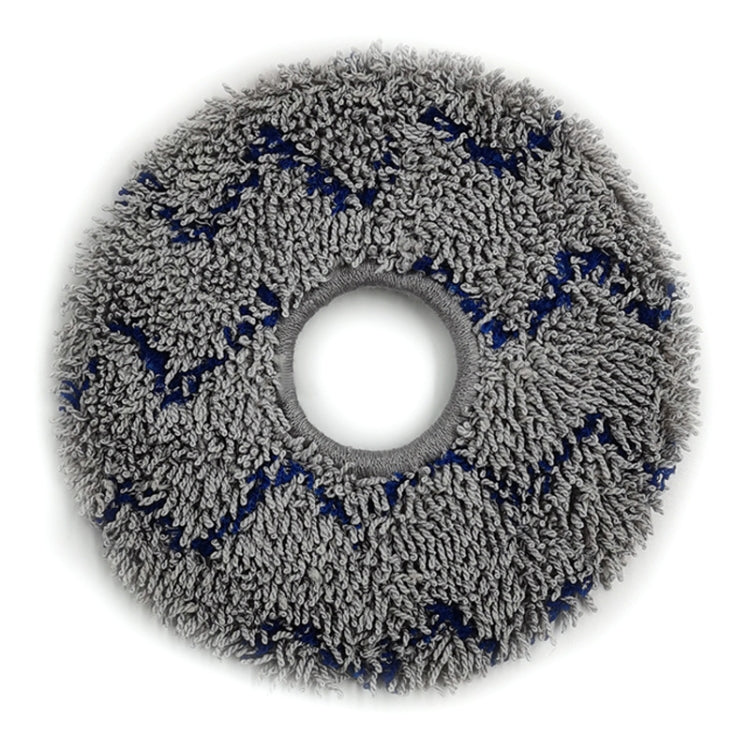 For Ecovacs Deebot N9+ 2pcs Robot Vacuum Cleaner Steam Mop Cloth(Ripple) by buy2fix