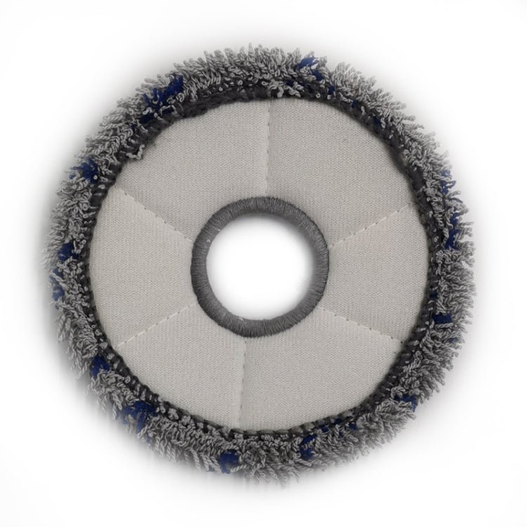 For Ecovacs Deebot N9+ 2pcs Robot Vacuum Cleaner Steam Mop Cloth(Ripple) by buy2fix