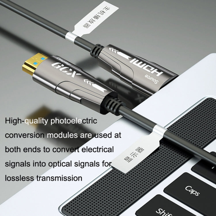 HDMI 2.0 Male To HDMI 2.0 Male 4K HD Active Optical Cable, Cable Length: 100m - Audio Optical Cables by buy2fix | Online Shopping UK | buy2fix