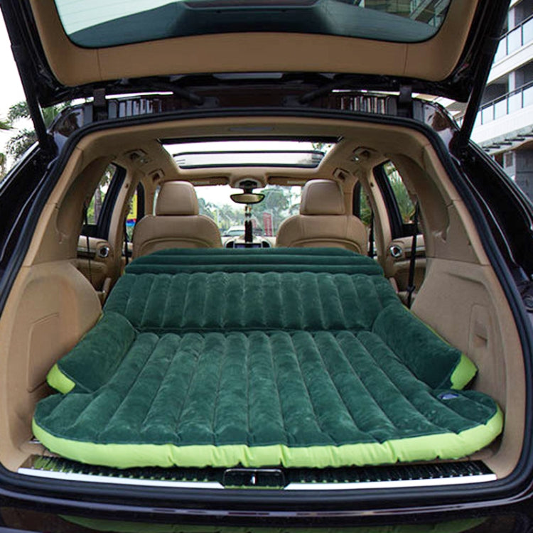 ZQ-418 SUV Rear Trunk Inflatable Bed Cushion Travel Universal Air Bed(Dark Green) - In Car by buy2fix | Online Shopping UK | buy2fix