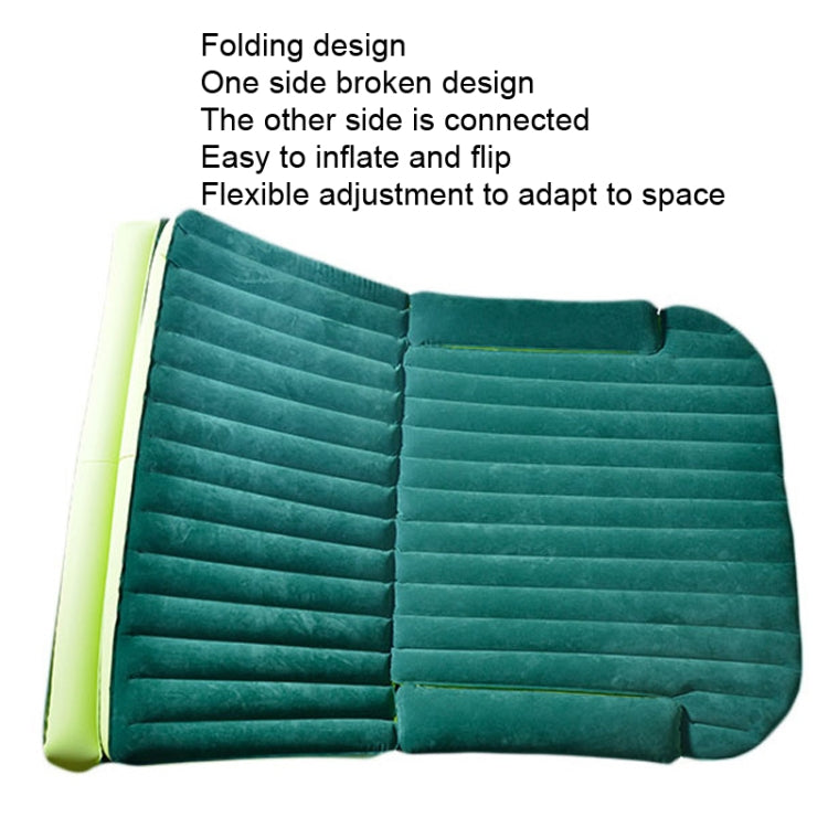 ZQ-418 SUV Rear Trunk Inflatable Bed Cushion Travel Universal Air Bed(Dark Green) - In Car by buy2fix | Online Shopping UK | buy2fix