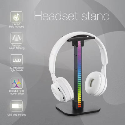 Ajazz Detachable RGB Glowing Game Headset Stand USB Pickup Lamp, Style: RGB Model - Headset Stand by Ajazz | Online Shopping UK | buy2fix