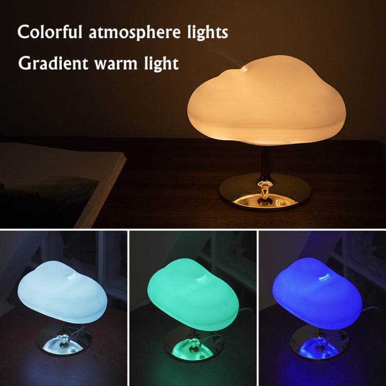 270ml Cloud Aroma Diffuser Humidifier  USB Table Lamp(Silver Bottom) - Home & Garden by buy2fix | Online Shopping UK | buy2fix