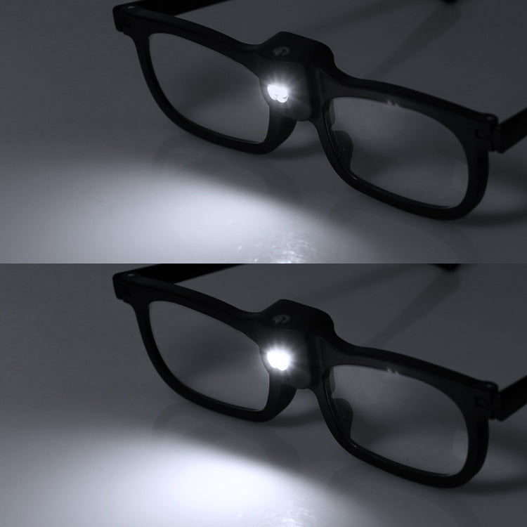 Glasses-Type Painting and Reading Magnifying Glass with 2LED Lights, Specification: 19156-3C - Consumer Electronics by buy2fix | Online Shopping UK | buy2fix