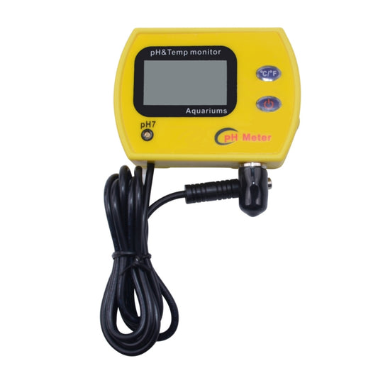PH Tester Durable Acid Meter Swimming Pool Temperature Monitor With Backlight, Plug Type: EU Plug by buy2fix