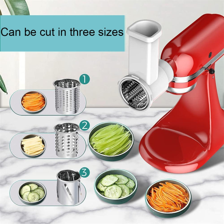 For KitchenAid 4.5QT/5QT Vertical Mixer Kitchen Vegetable Slicer and Grater(KA-006) - Home & Garden by buy2fix | Online Shopping UK | buy2fix