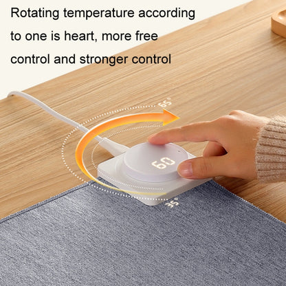 Joyroom JR-CY335 220V Smart Office Desktop Heating Thermostatic Mouse Pad, US Plug, Size: 60x36cm(Llight Gray) - Mouse Pads by Joyroom | Online Shopping UK | buy2fix