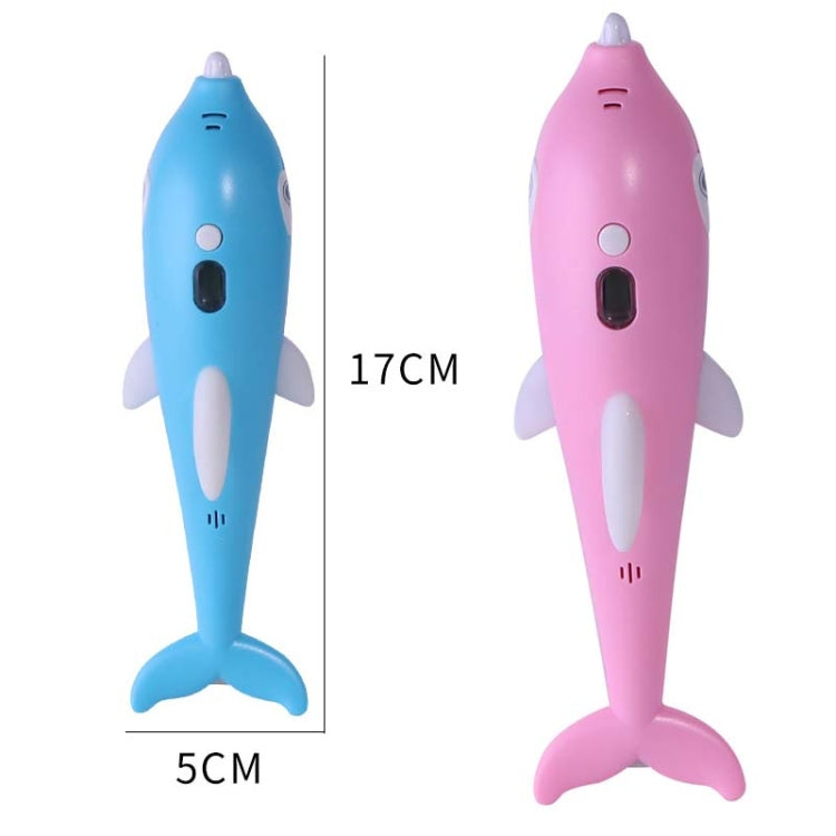 Children 3D Printing Pen Low Temperature Intelligent Screen Display Voice Drawing Pen, Style:, Color: 33 Colors (Blue) - Consumer Electronics by buy2fix | Online Shopping UK | buy2fix