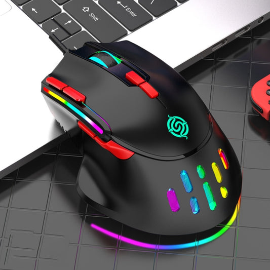 K-Snake Q15 9 Keys RGB Light Effect Wired Mechanical Mouse, Cable Length: 1.5m(Black) by K-Snake