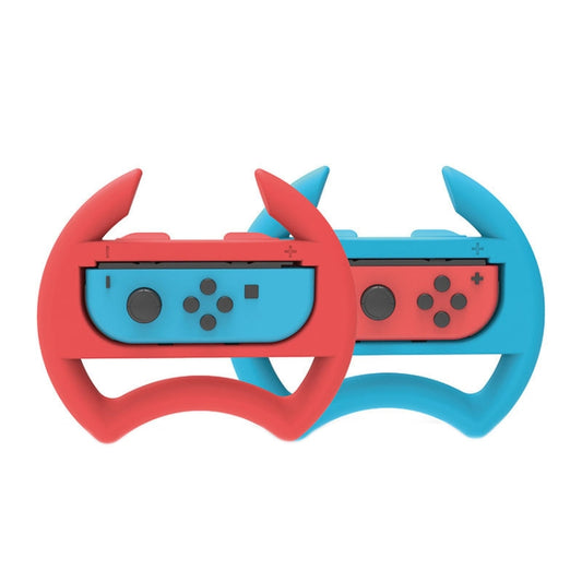 For Nintendo Switch IPLAY HBS-412 Gamepad Steering Wheel Gamepad Accessories(Red Blue) by buy2fix