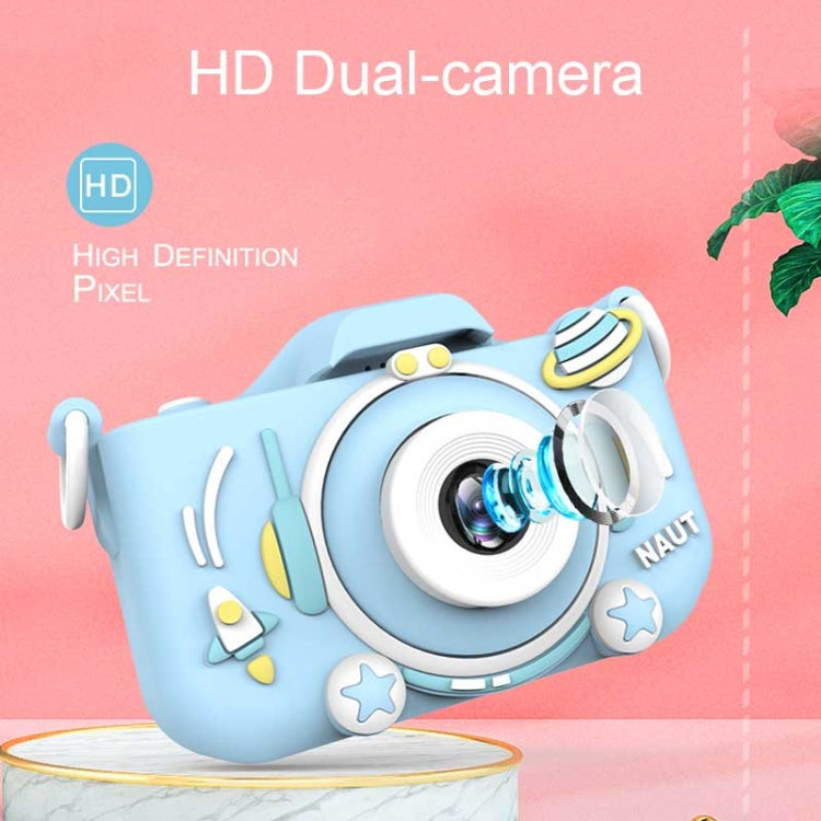 Q10 HD 1080P Dual-Camera Astronaut Kids Camera Photo and Video Digital Camera(Blue) - Consumer Electronics by buy2fix | Online Shopping UK | buy2fix