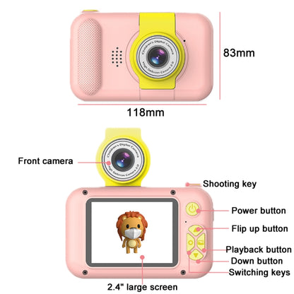 X101 Mini HD Lens Reversible Child Camera, Color: Blue - Consumer Electronics by buy2fix | Online Shopping UK | buy2fix