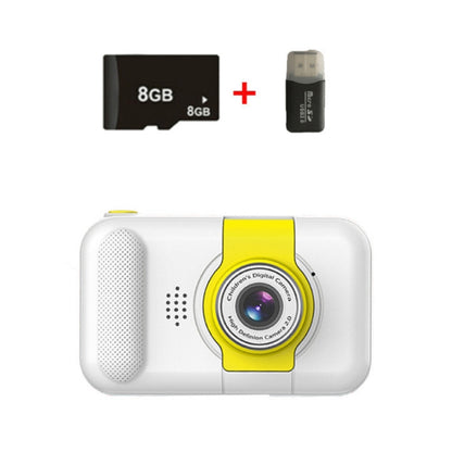 X101 Mini HD Lens Reversible Child Camera, Color: White+8G+Card Reader - Consumer Electronics by buy2fix | Online Shopping UK | buy2fix