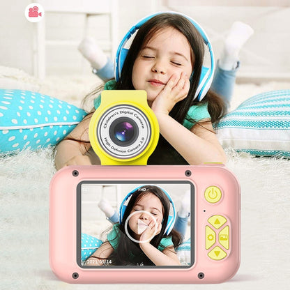 X101 Mini HD Lens Reversible Child Camera, Color: White+16G+Card Reader - Consumer Electronics by buy2fix | Online Shopping UK | buy2fix